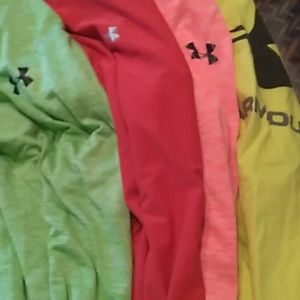 4 Under Armour quality loose fit t shirts